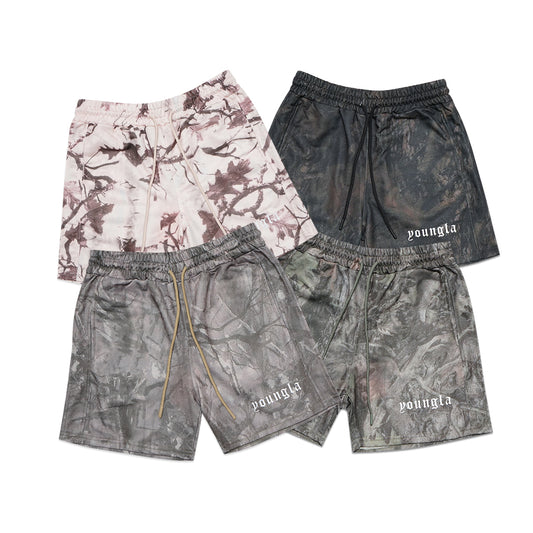 YoungLA Tree Camo Sweat Shorts