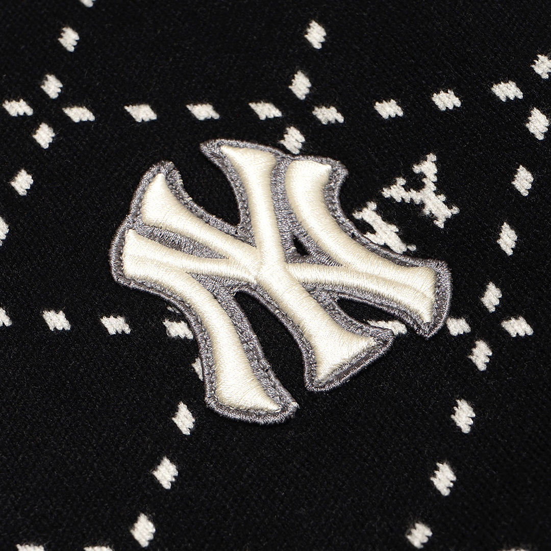 M7B Diamond Monogram Jacquard Cardigan