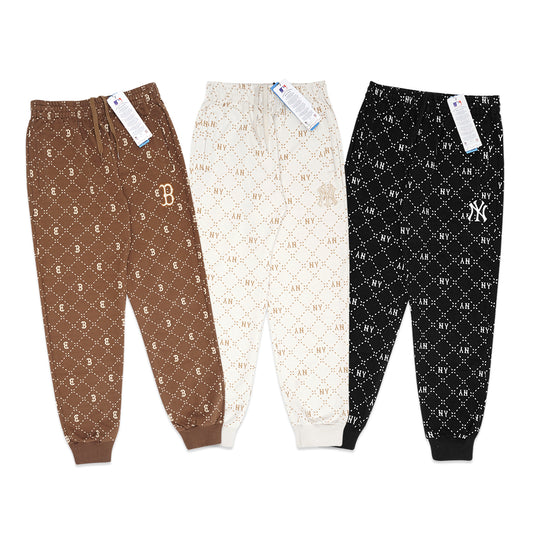 M7B Diamond Monogram Jacquard Jogger Pants