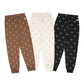 M7B Diamond Monogram Jacquard Jogger Pants