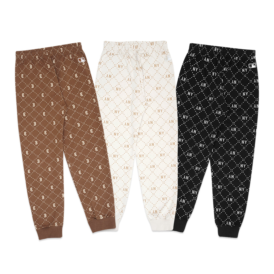 M7B Diamond Monogram Jacquard Jogger Pants