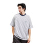 FOLX Bird Embroidery Stripes T-Shirt