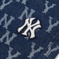 M7B Monogram Denim Cargo Jogger Pants