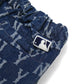 M7B Monogram Denim Cargo Jogger Pants