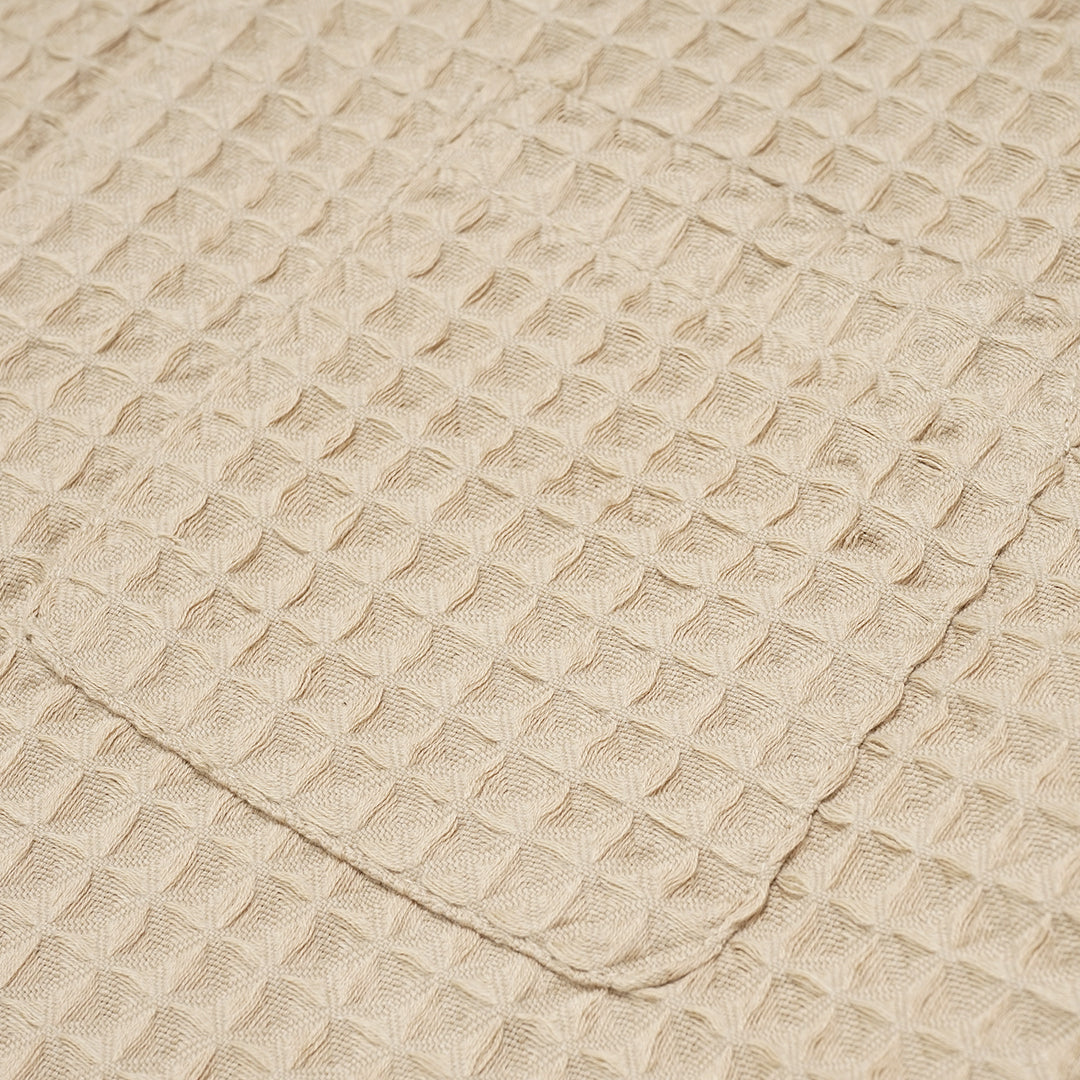 Forever21 Textured Cuban Collar Short Sleeve Shirt