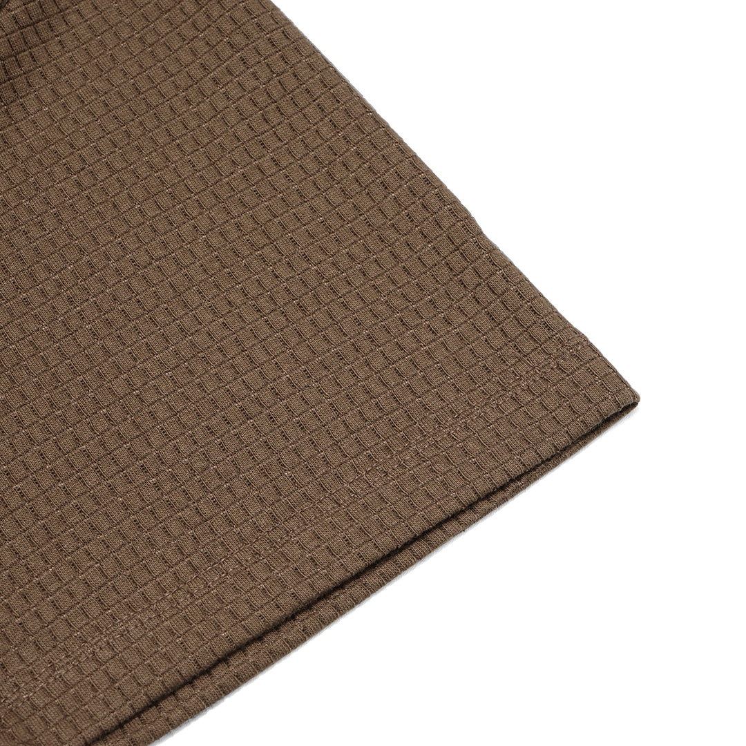 Forever21 Waffle Knit Polo Shirt