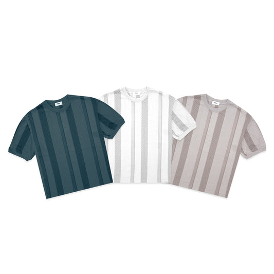FOLX Vertical Knit Patterns T-Shirt