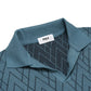 FOLX Jacquard V Pattern Polo Shirt