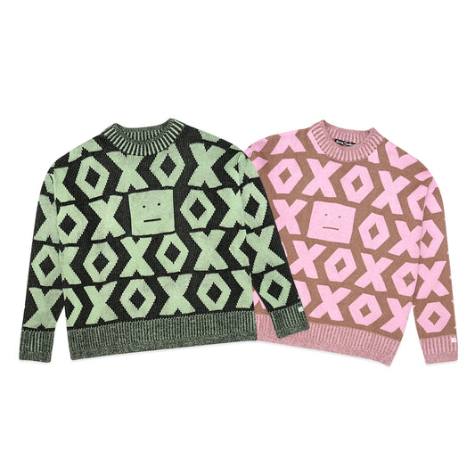 ASD Kozu XOXO Face Knit Sweater