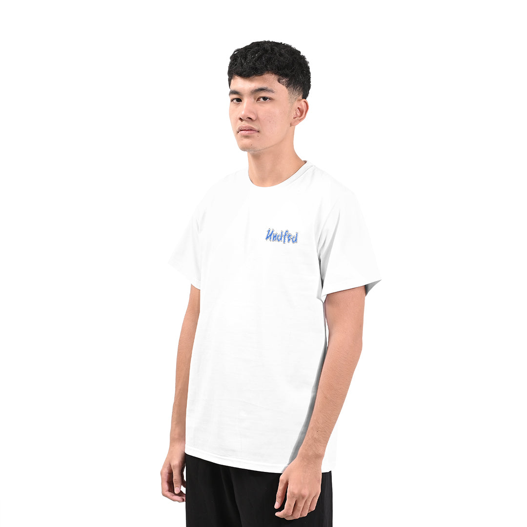 Undefeated Back Blue Icon Logo T-Shirt