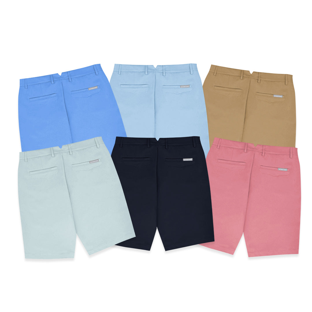 Dunning Golf Stretch Performance Colored Shorts