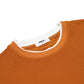 FOLX Round Collar Horizontal Texture T-Shirt