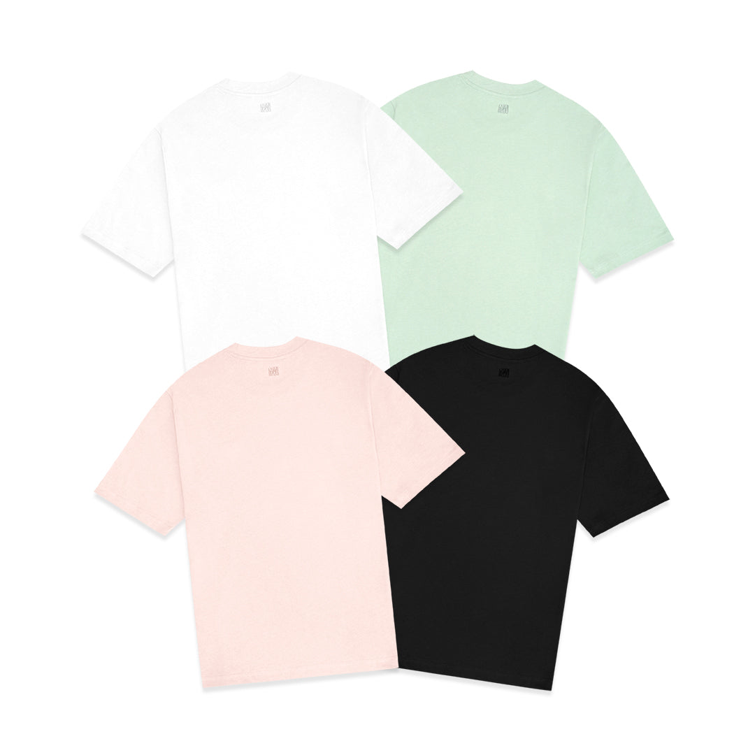 4M1 Monochrome Heart Logo T-Shirt