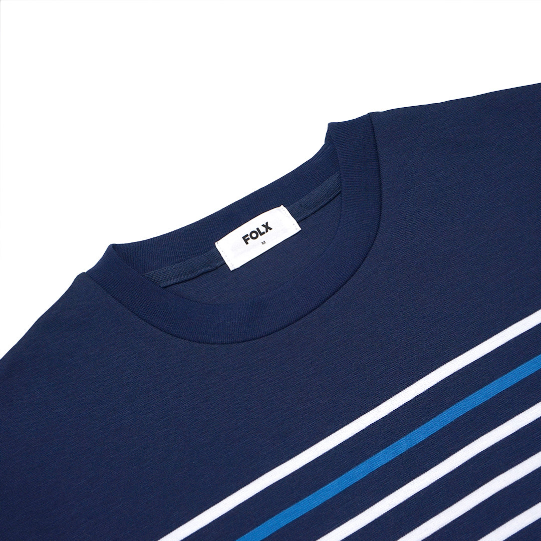FOLX Multi Horizontal Stripes T-Shirt