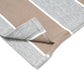 FOLX Brown-Grey Wide Stripes T-Shirt