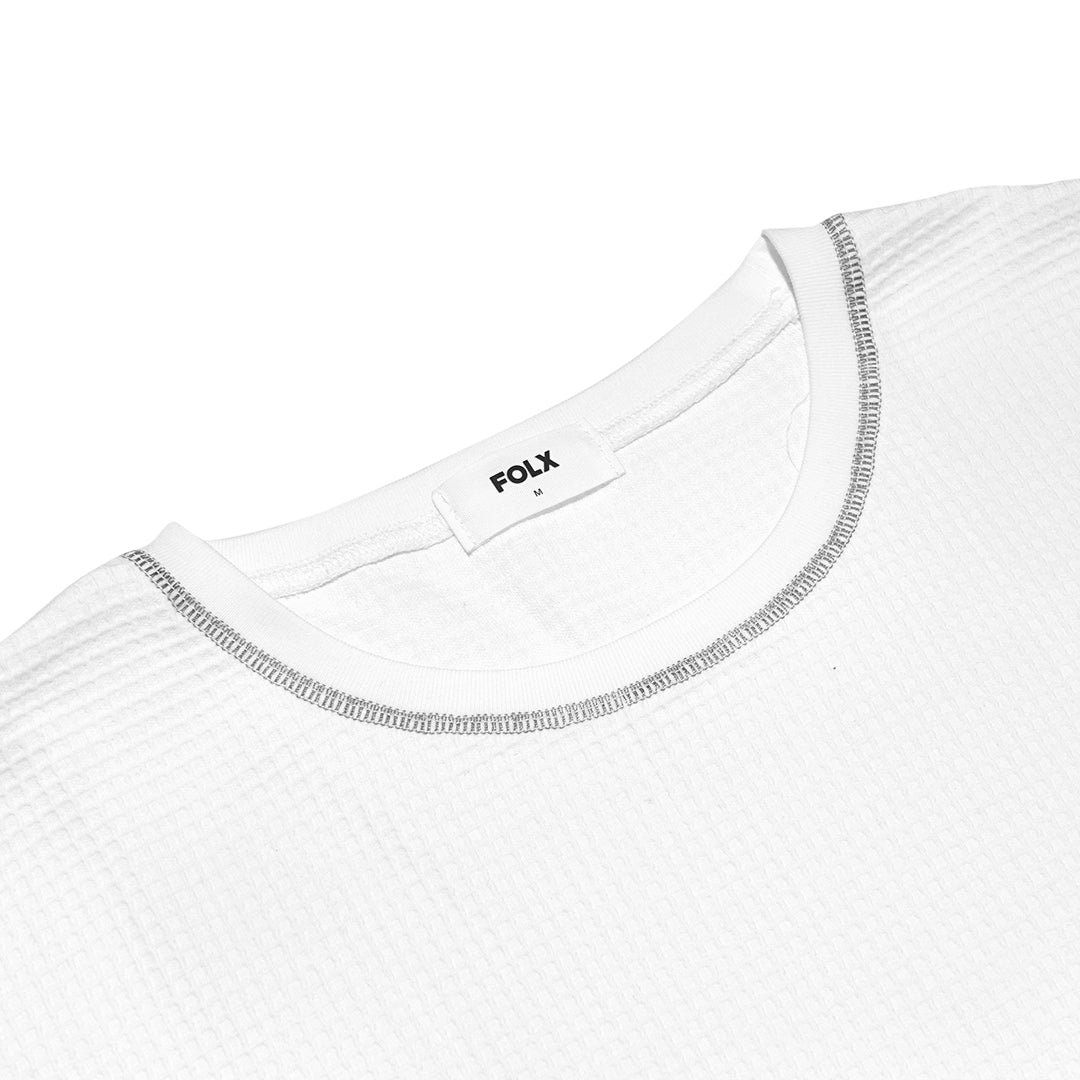 FOLX Top Stitches Waffle T-Shirt