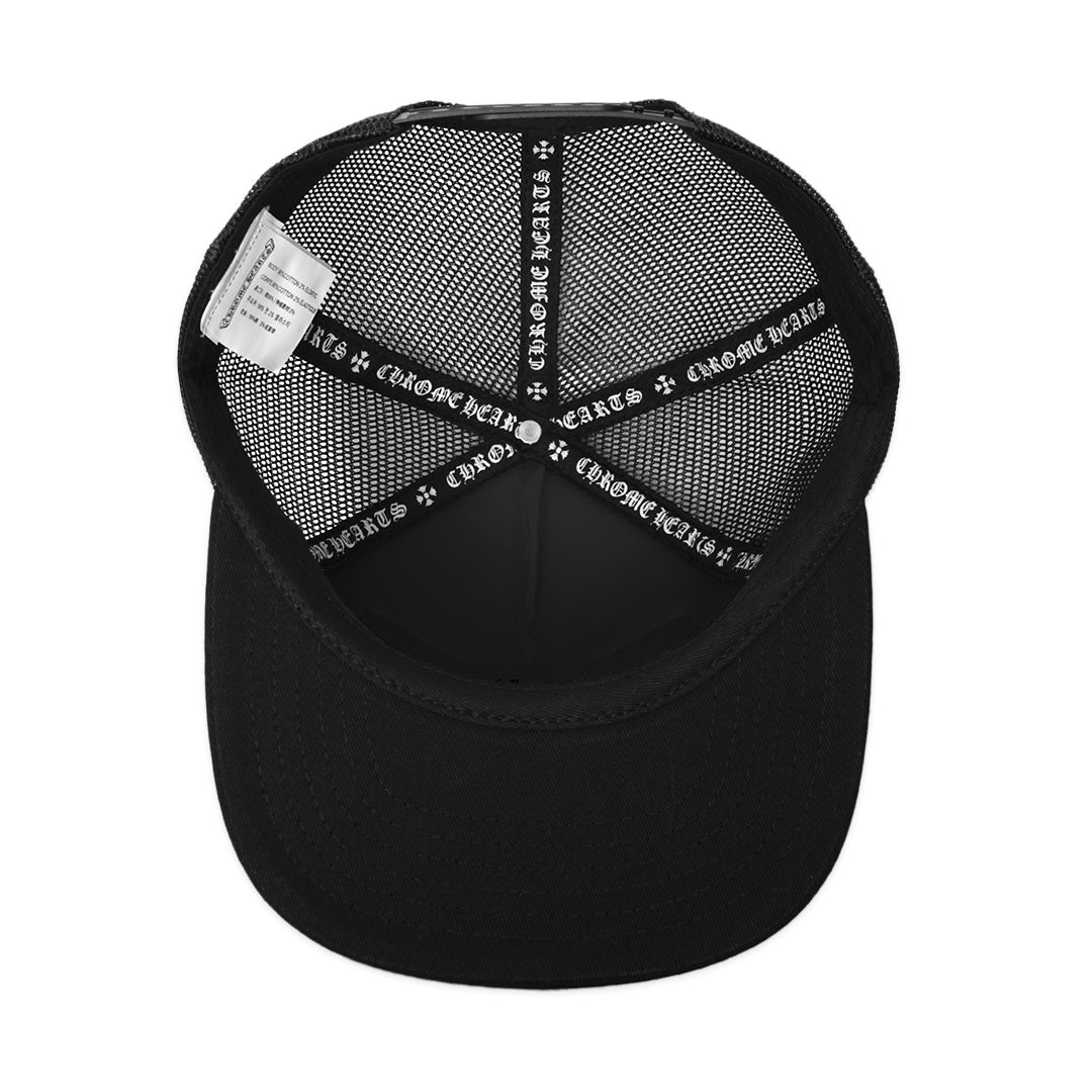 Chrome Hearts Triple Cross Cemetery Trucker Cap