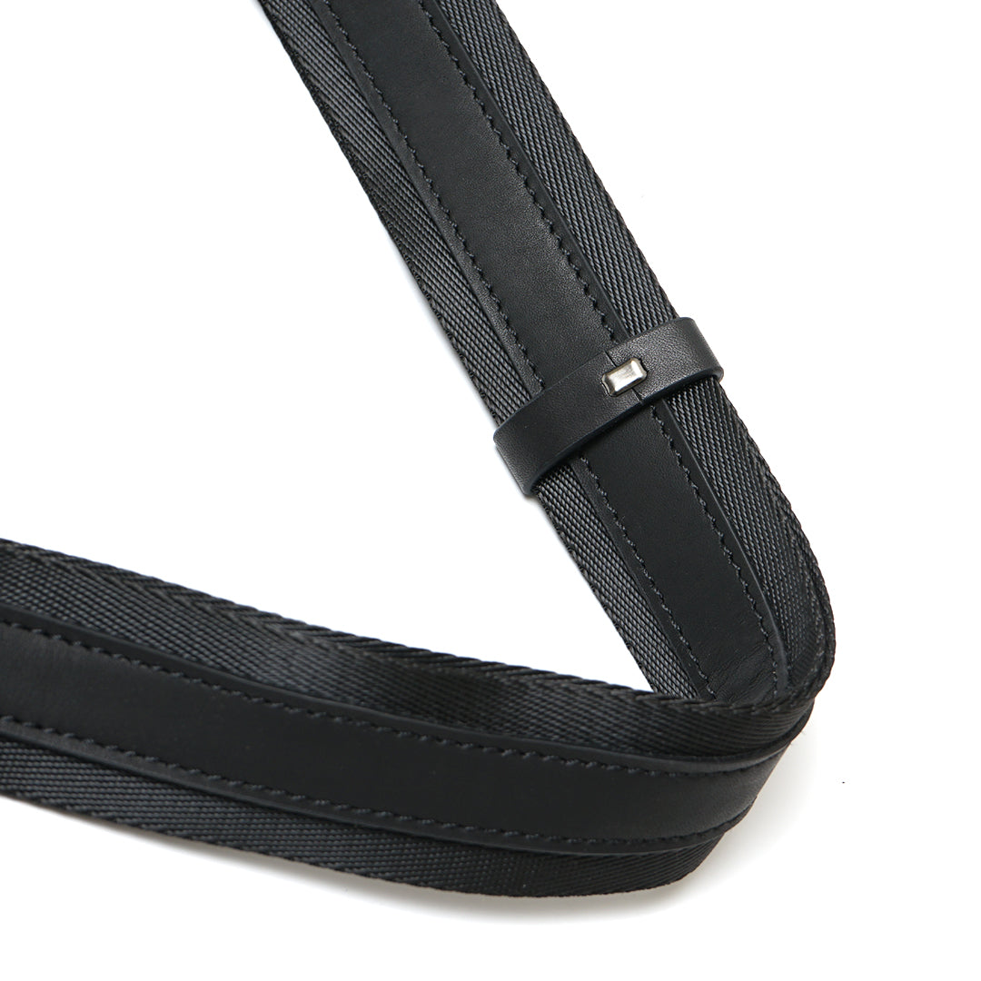 FOLX Intrecciato Front Flap Messenger Bag