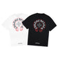 Chrome Hearts Red Outline Horseshoe T-Shirt