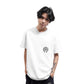 Chrome Hearts Gradient Colorful Letters Pocket T-Shirt