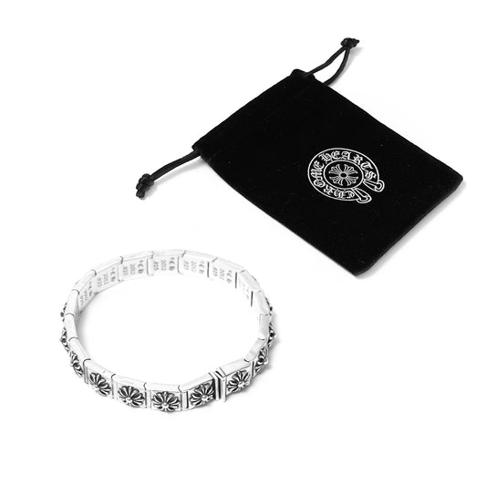 CHR Plus Pyramid Link Bracelet