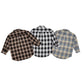 Helm C Embroidery Flannel Long Sleeve Shirt