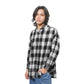 Helm C Embroidery Flannel Long Sleeve Shirt