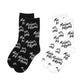 MKS Script Logo Mid Socks