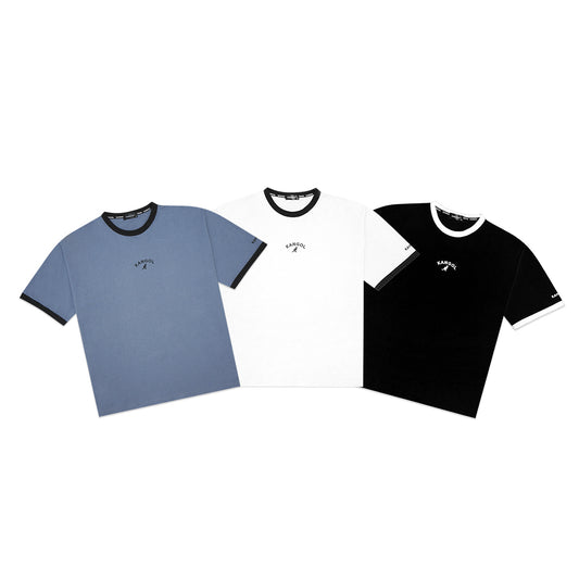 Kangol Embroidery Logo Big Size Ringer T-Shirt