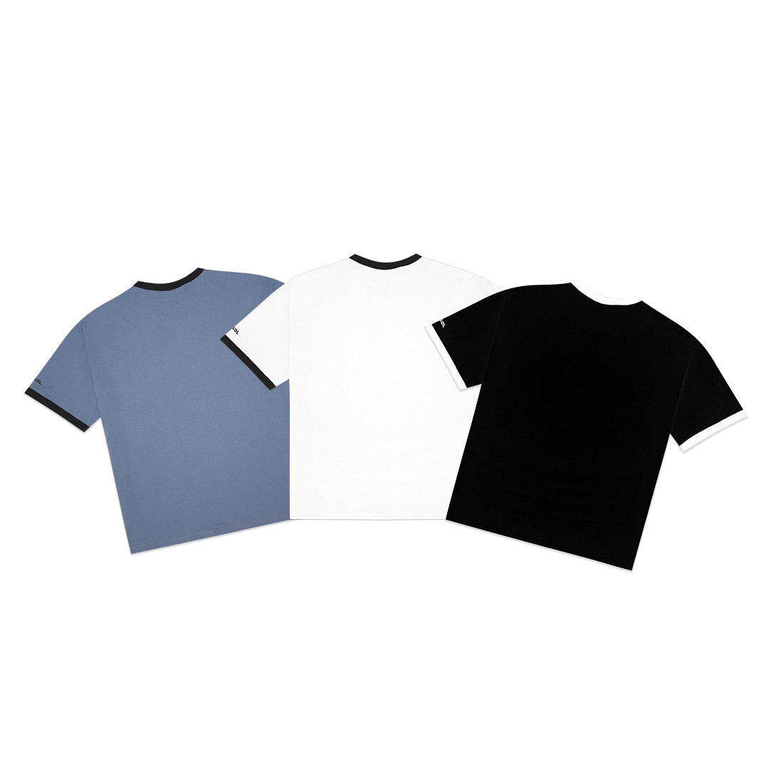 Kangol Embroidery Logo Big Size Ringer T-Shirt