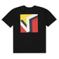 VNS Yellow and Red Square Logo T-Shirt
