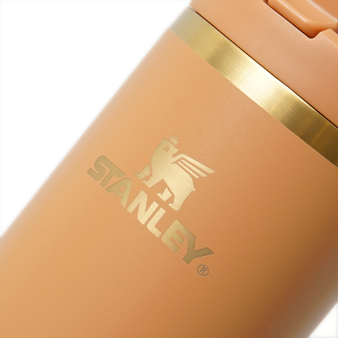 STLY Gold IceFlow Flip Straw 2.0 Tumbler