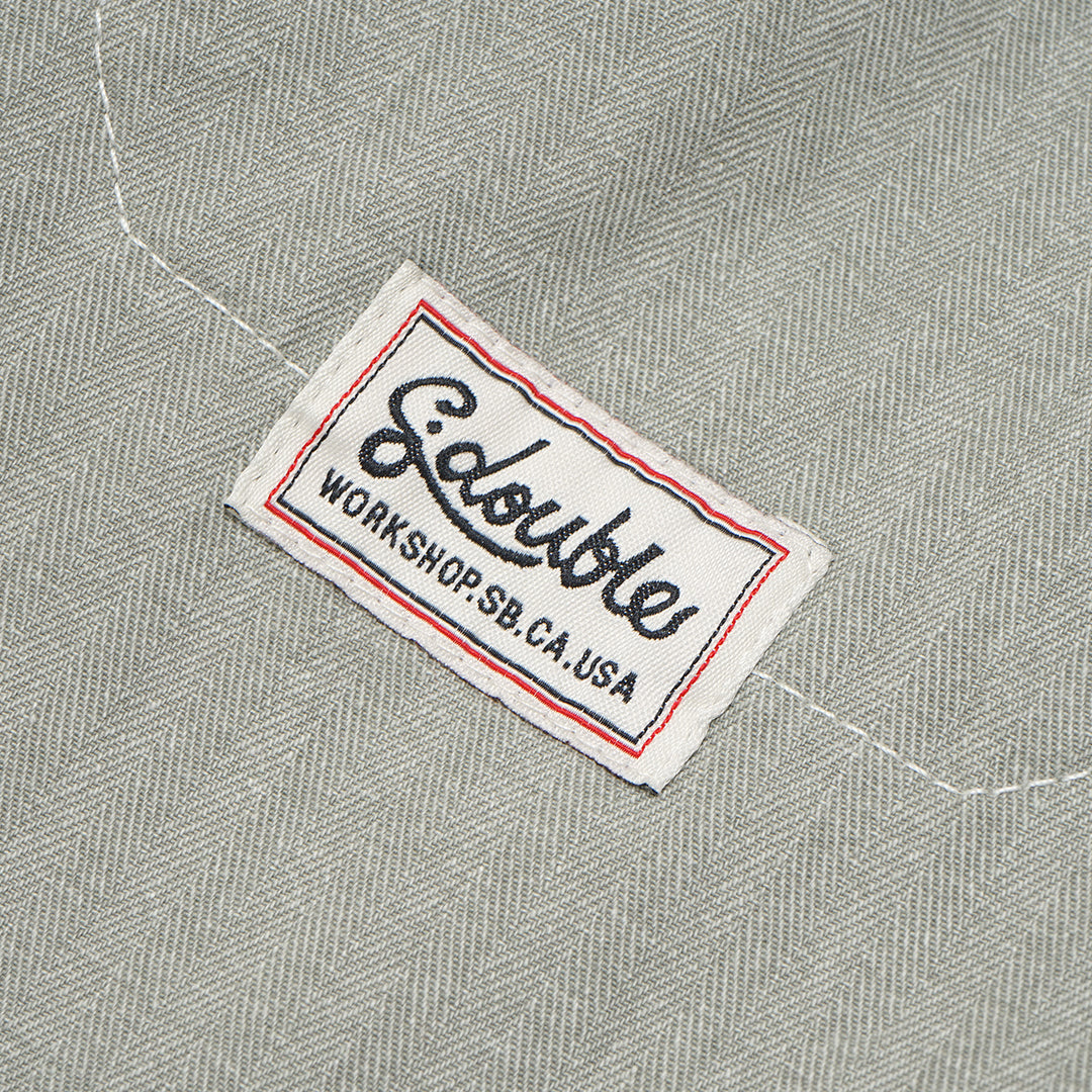 SDOUBLE Herringbone Denim Zip Jacket