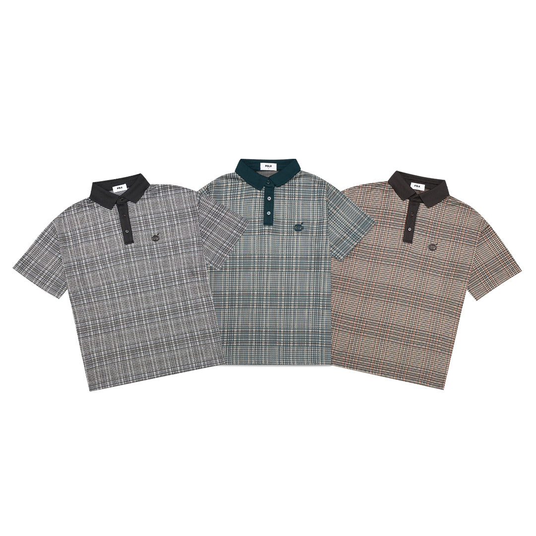 FOLX Golf Jacquard Polo Shirt