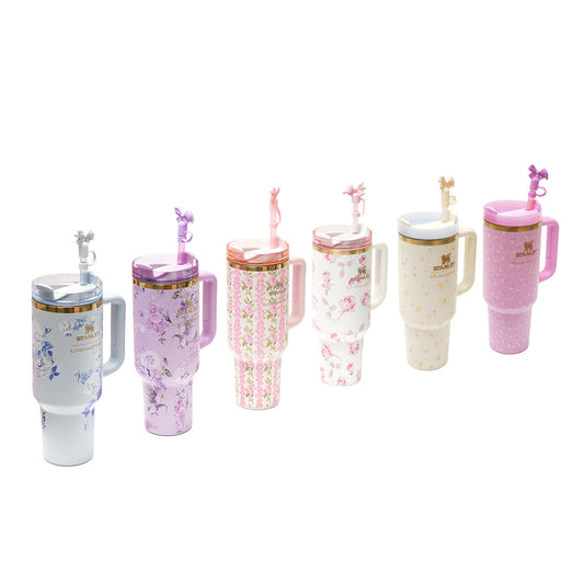 STLY X LoveShackFancy Quencher H2.0 Flowstate Tumbler