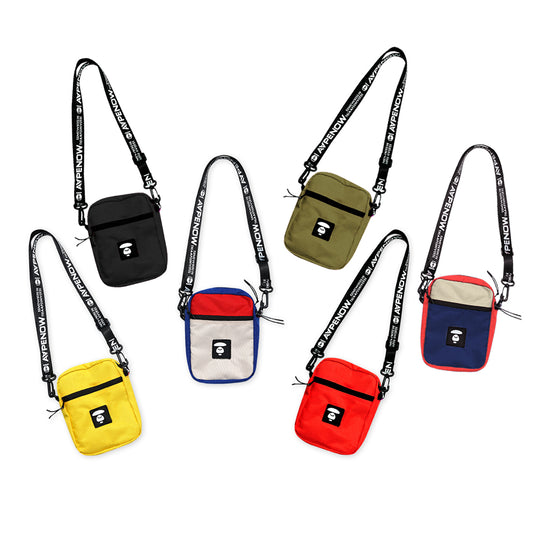 Aape by A Bathing Ape Logo Patch Shoulder Bag