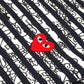 CDG Play X Matt Groening Stripes T-Shirt