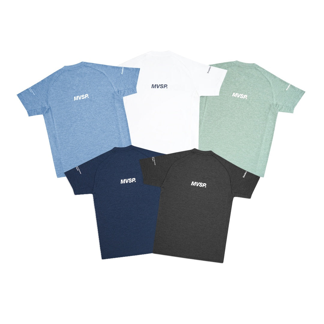 DCT Movesport White Logo Performance T-Shirt