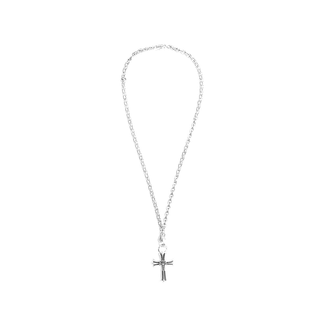 Chrome Hearts Small Double Cross Pendant Necklace