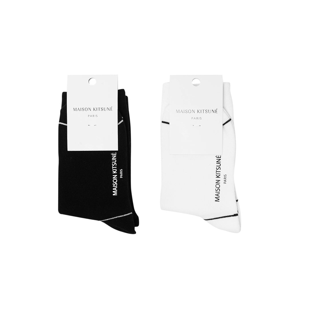 MKS Bicolor Fox Head Mid Socks