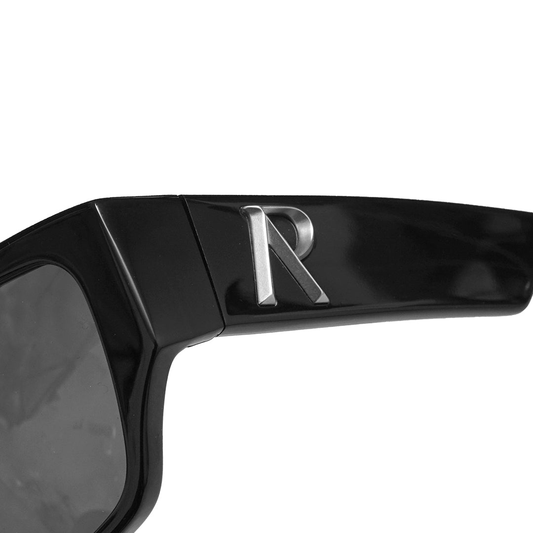 Represent X Lura Initial All Black Glasses