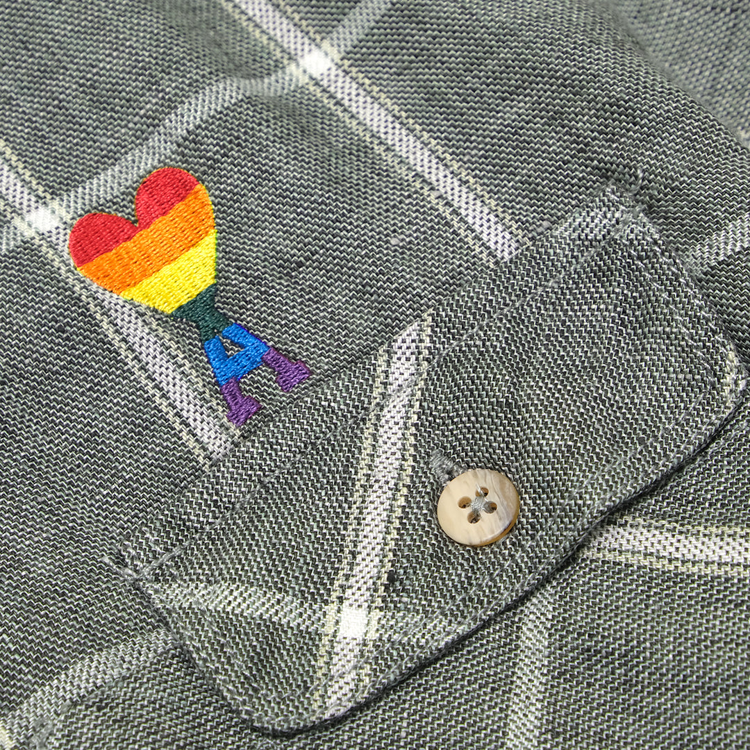 4M1 Rainbow Logo Short Sleeve Shirt