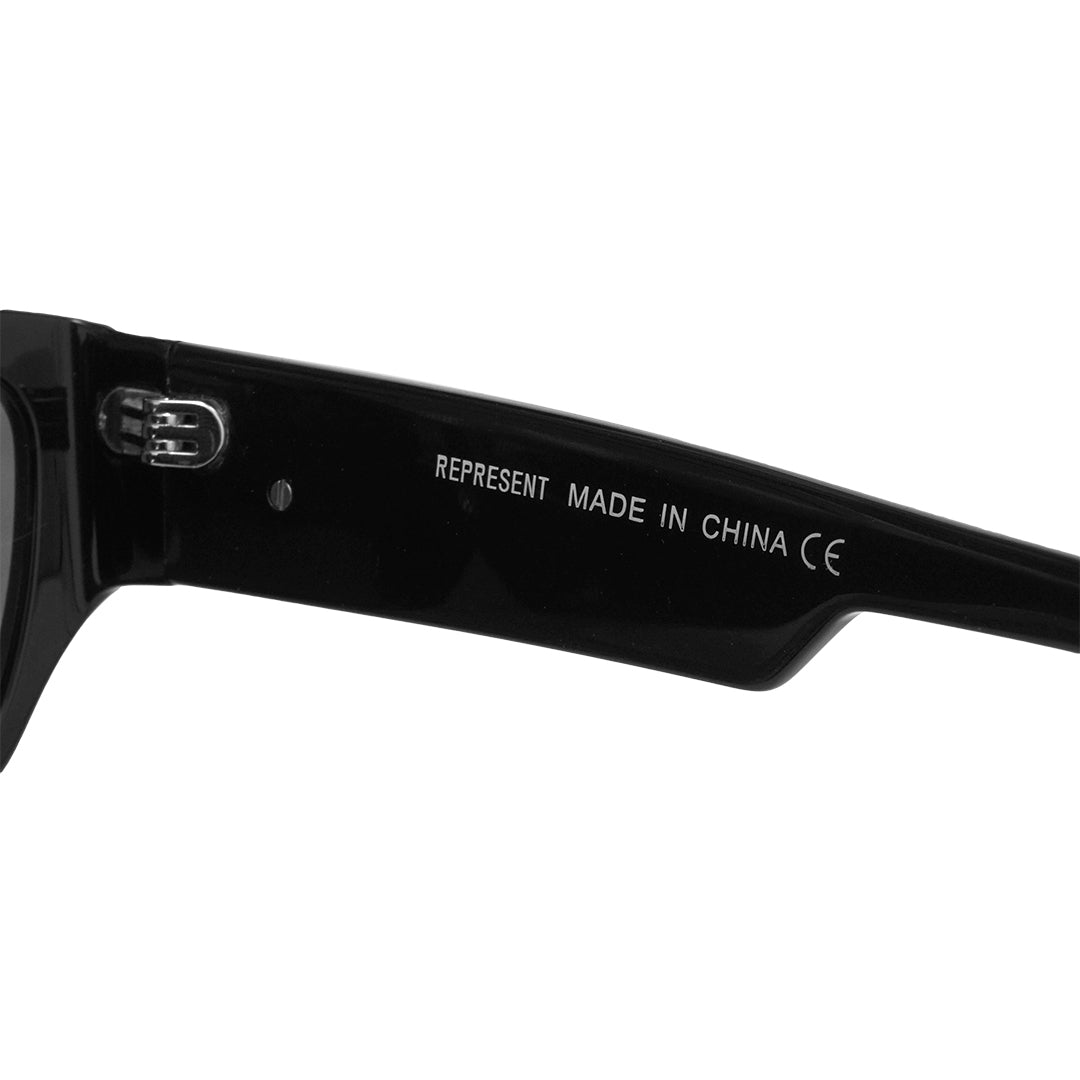 Represent X Lura Initial All Black Glasses