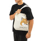 MKS Orange Fox Head Tote Bag
