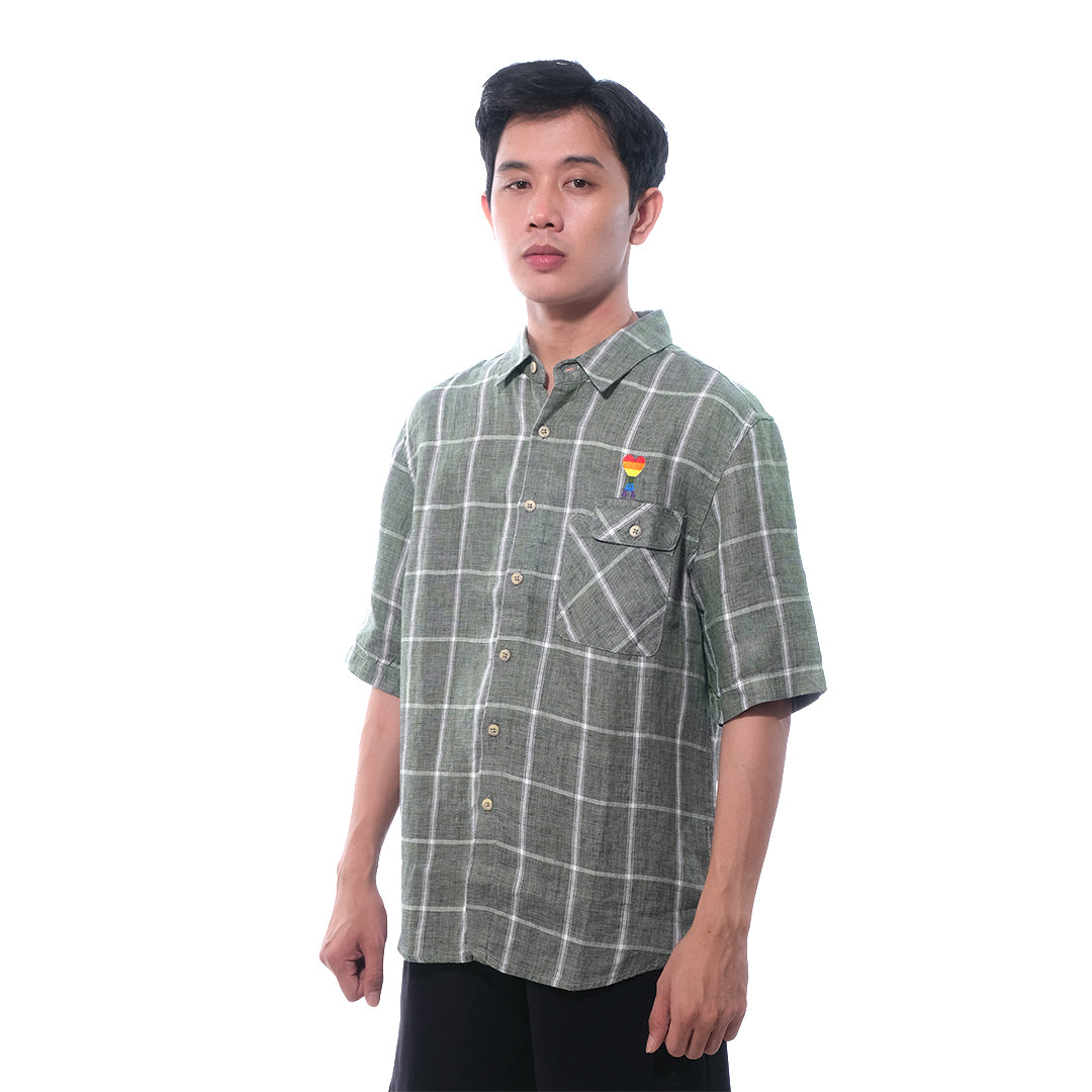 4M1 Rainbow Logo Short Sleeve Shirt