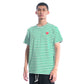 CDG Play Red Heart Striped T-Shirt