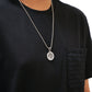 CHR Round Angel Medallion Pendant Necklace