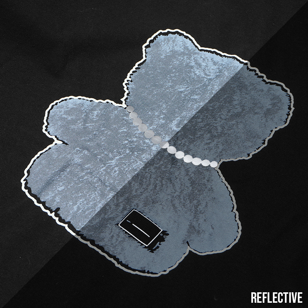 We11done Pearl Necklace Teddy Hoodie