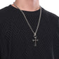Chrome Hearts Small Double Cross Pendant Necklace