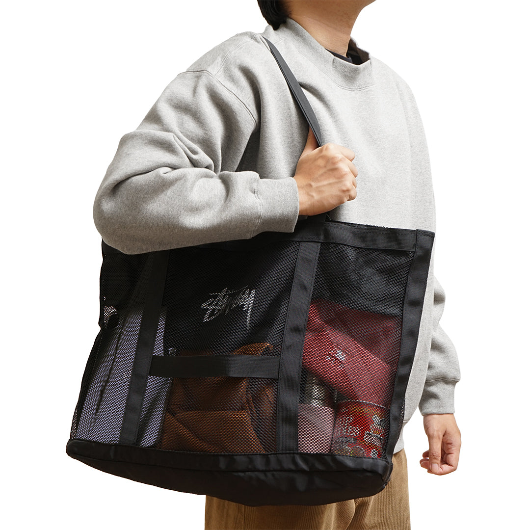Stussy Stock Mesh Tote Bag
